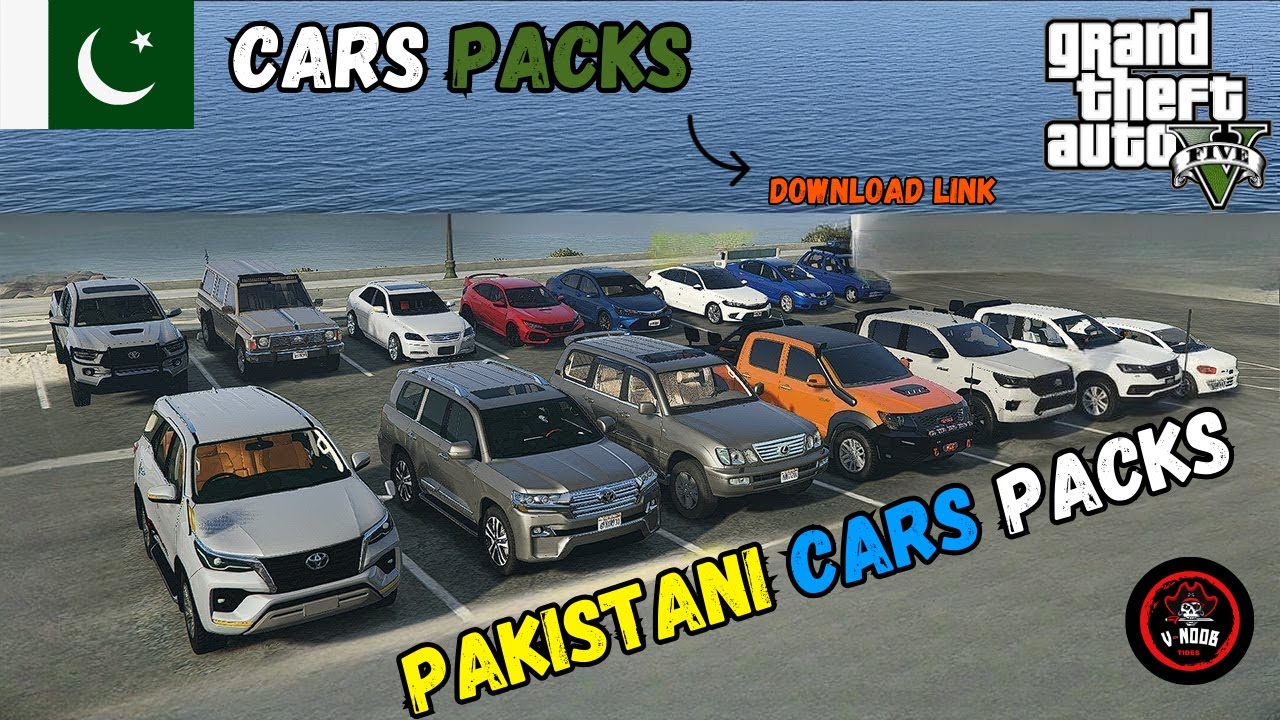HOW TO INSTALL PAKISTANI CARS PACK MOD IN GTA5 | GTA5 MODS | HINDI/URDU | DOWNLOAD | V NOOB TIDES