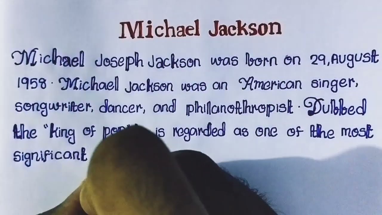 biography of Michael Jackson// Essay on Michael Jackson// Michael Jackson biography//Infinitealpha//