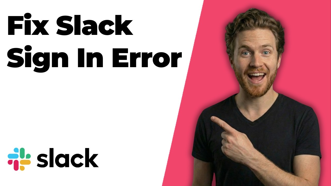 Fix Slack Sign In Error (Quick Troubleshooting Guide)