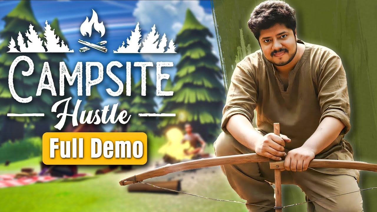 Relaxing Camping Gameplay | Campsite Hustle Full Demo