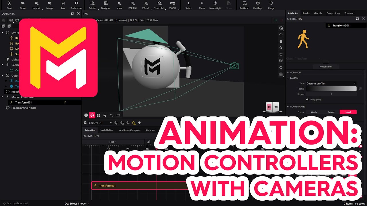 MAVERICK RENDER: 42 02 ANIMATION: MOTION CONTROLLERS WITH CAMERAS