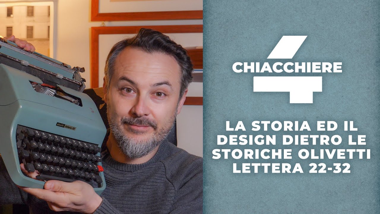 Olivetti lettera 22 - lettera 32, design e storia