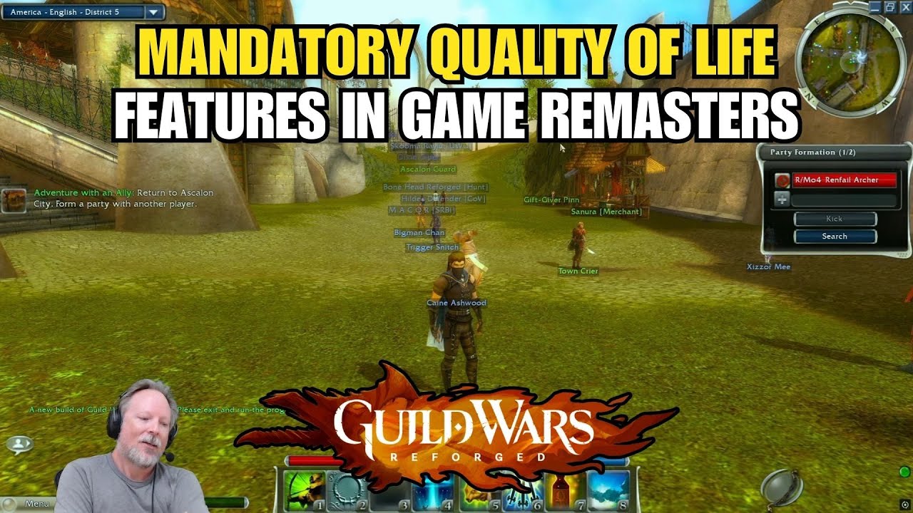 Guild Wars Reforged - Mandatory Quality of Life Features In Video Game Remasters & Reboots