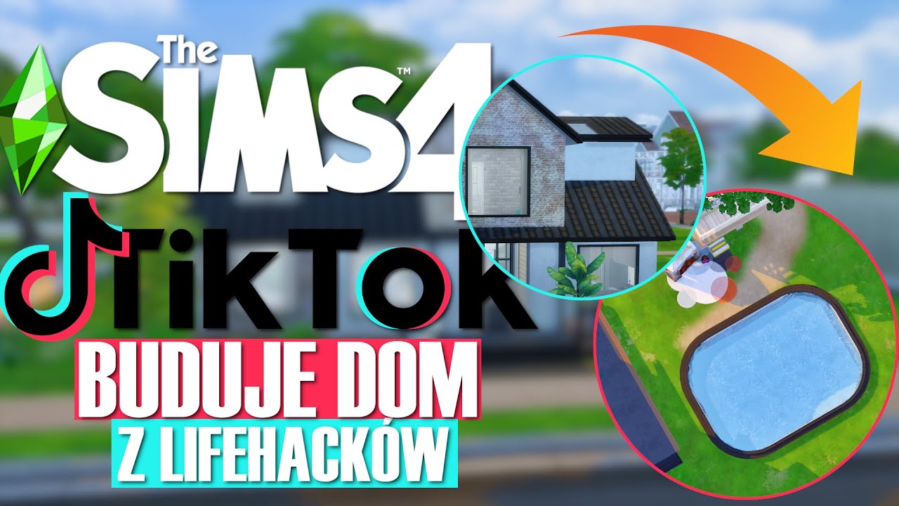 BUDUJE DOM W SIMS 4 LIFEHACKAMI Z TIKTOKA (i wychodzi... hmm)