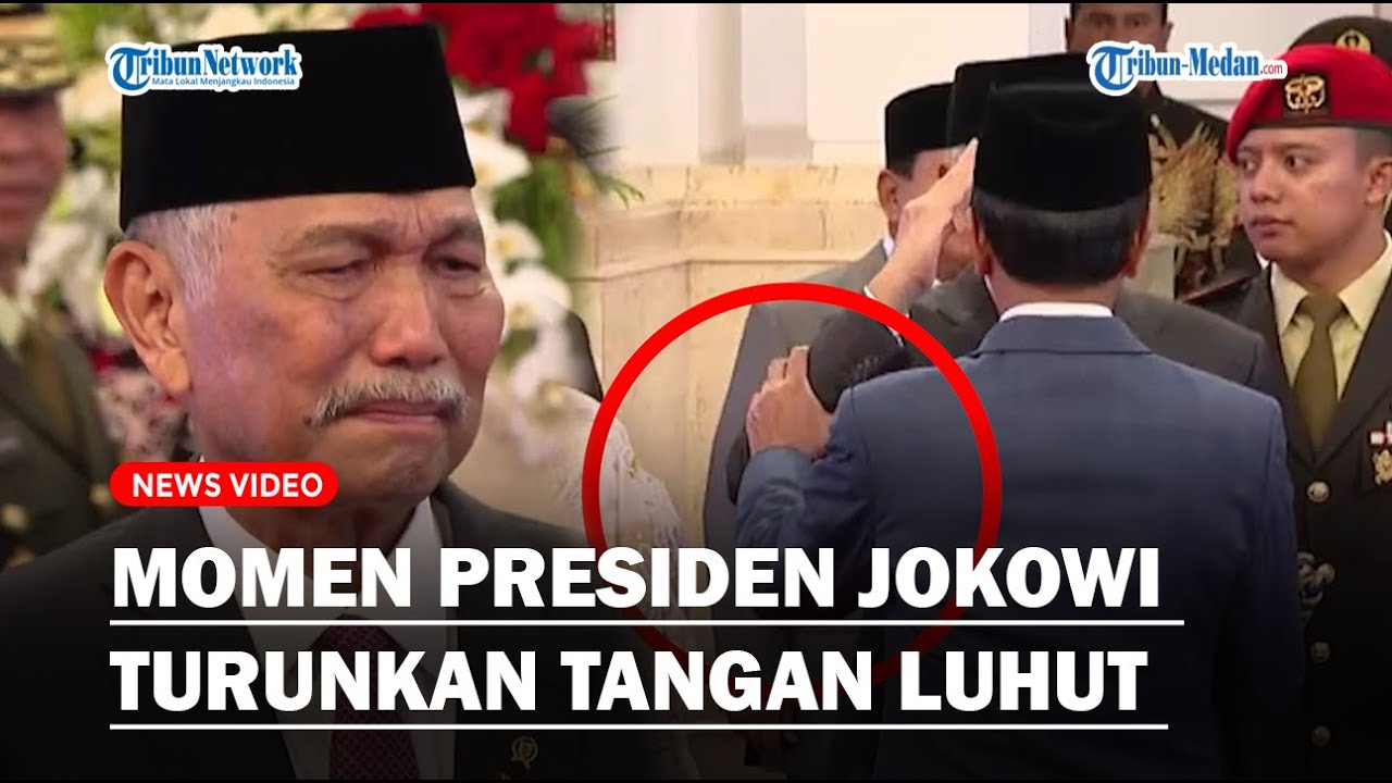 LUHUT HORMAT Sambil Menangis, Presiden Jokowi Segera Turunkan Tangan Luhut