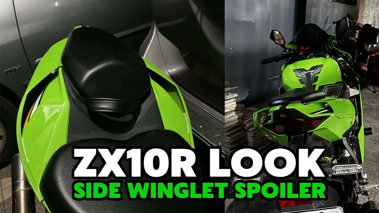 PARANG ZX10R LOOK NA | SIDE WINGLET SPOILER | NINJA ZX4RR