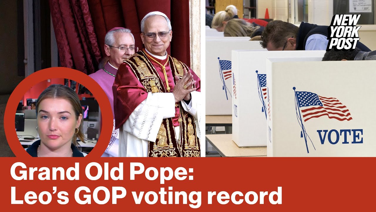 Pope Leo XIV was an active Republican primary voter and voted in 2024 presidential election