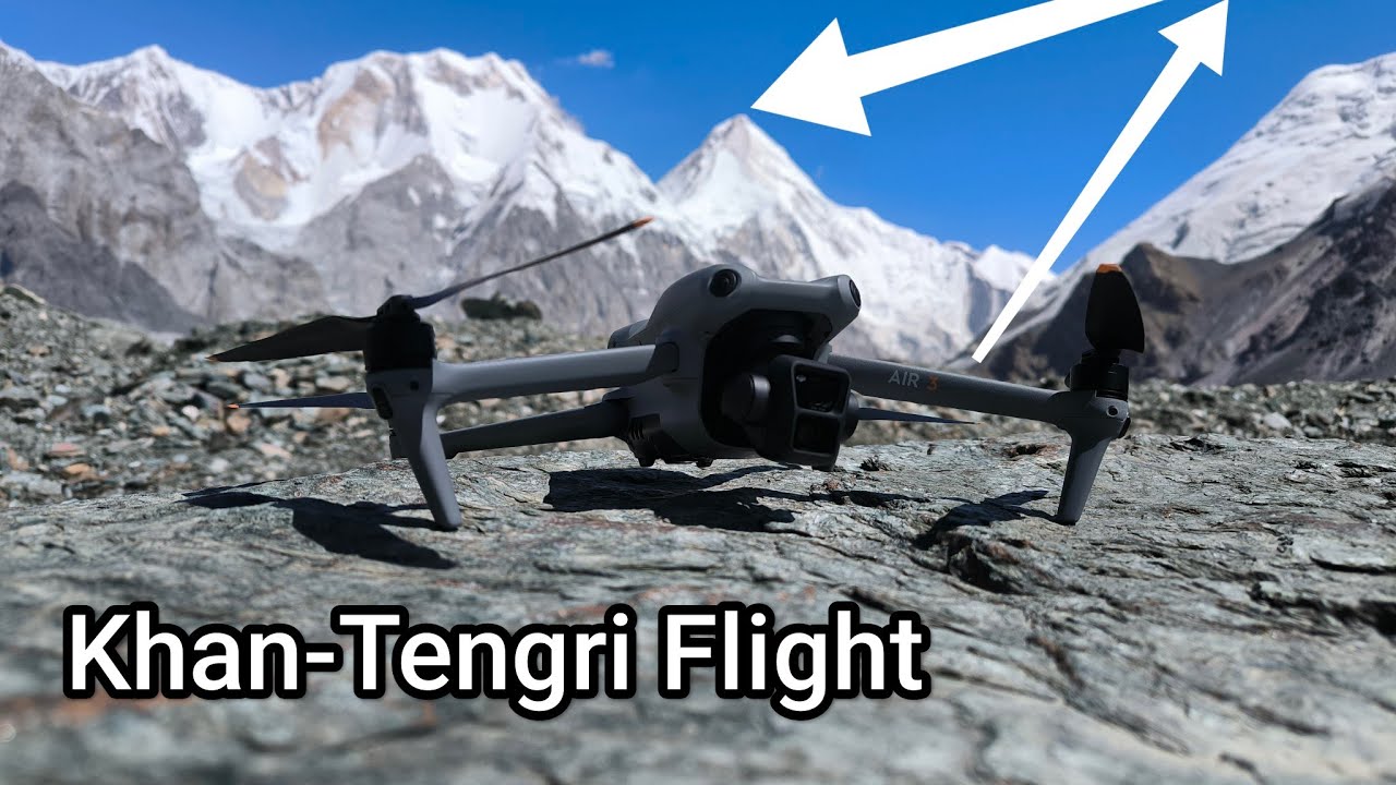 Kyrgyzstan 4K, KHAN-TENGRI DJI drone flight to the summit, Tian-Shan, 562951413