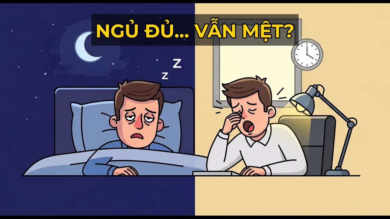Bạn Ngủ Đủ… Nhưng Vẫn Mệt? #MatNgu #TapTrung #thoiquentot #thoiquen
