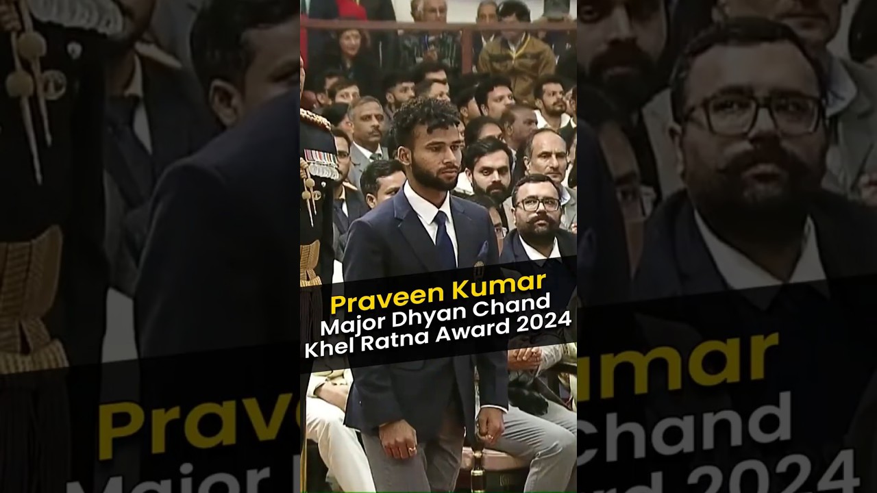 President Droupadi Murmu confers Major Dhyan Chand Khel Ratna Award to Para-Athlete Praveen Kumar