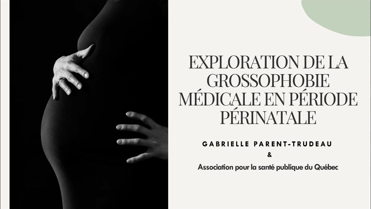 Exploration de la grossophobie médicale en période périnatale - Midi-conférence