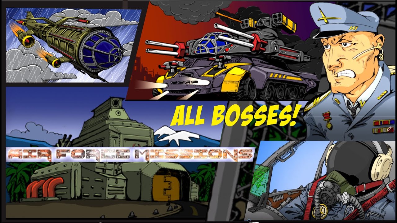 AIR FORCE MISSIONS - All Bosses (2 players)