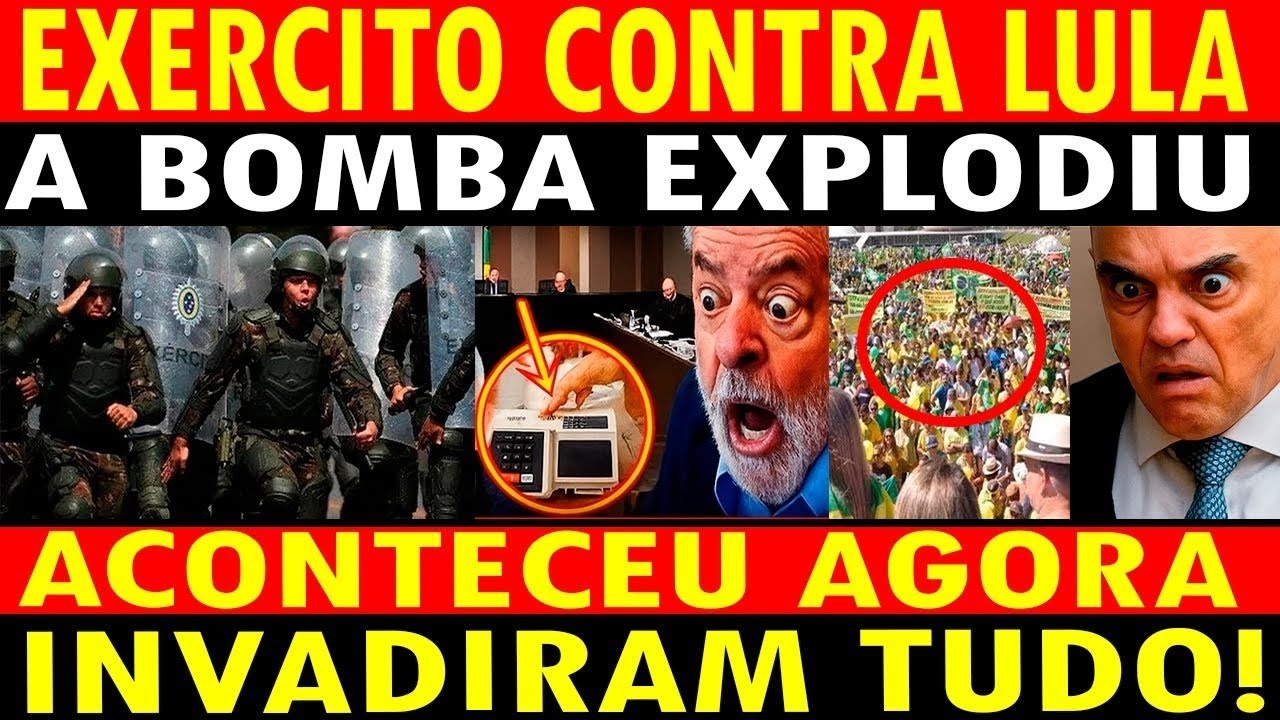 LIVE - LULA FORA!! BOLSONARO VOLTA À PRESIDÊNCIA!! CAMINHADA DE NIKOLAS FERREIRA VALEU!!