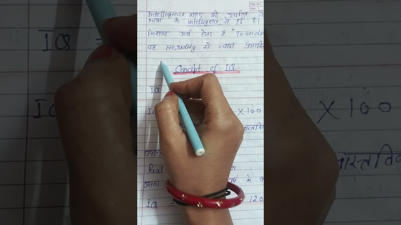 Intelligence Quotient 👍👍🥰🥰
