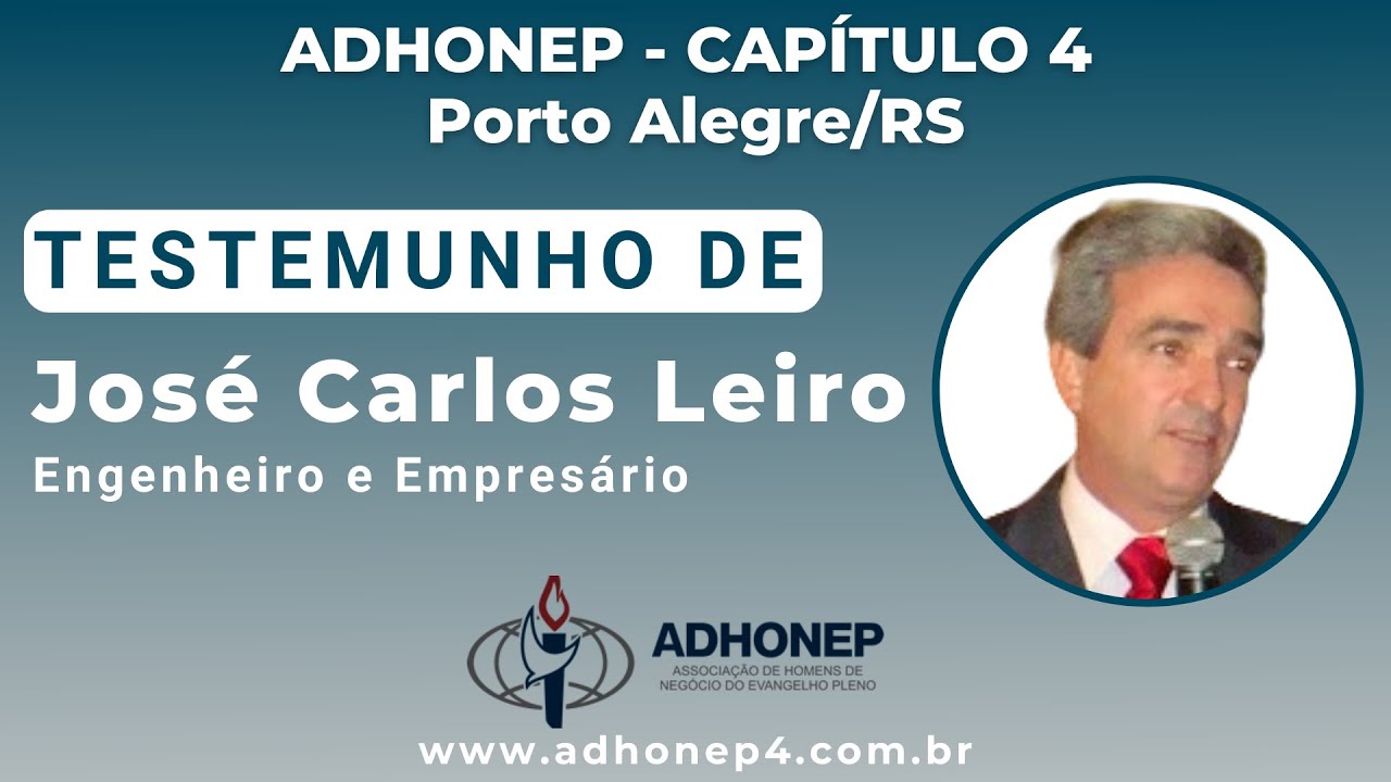TV ADHONEP - Testemunho de José Carlos Leiro (Engº e Empresário)