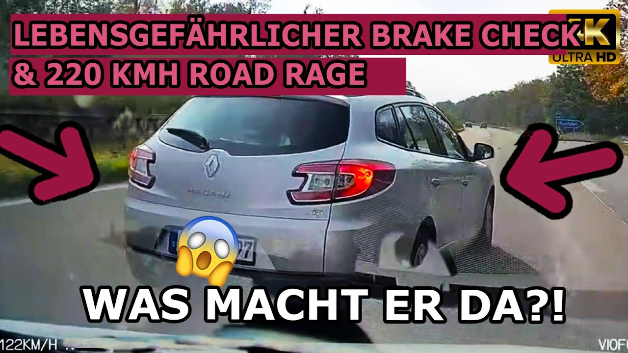 ER ZWINGT UNS ABZUFAHREN! IST ER VÖLLIG KRANK? & MERCEDES ZIEHT BEI 220 KMH REIN – Dashcams in 4k
