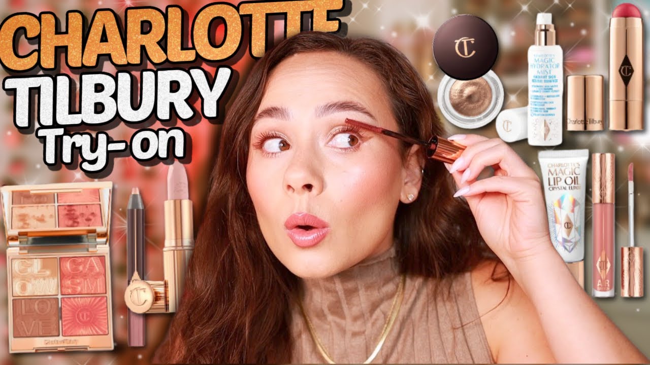 CHARLOTTE TILBURY HAUL?! TRYING THINGS I'VE NEVER TRIED BEFORE!!