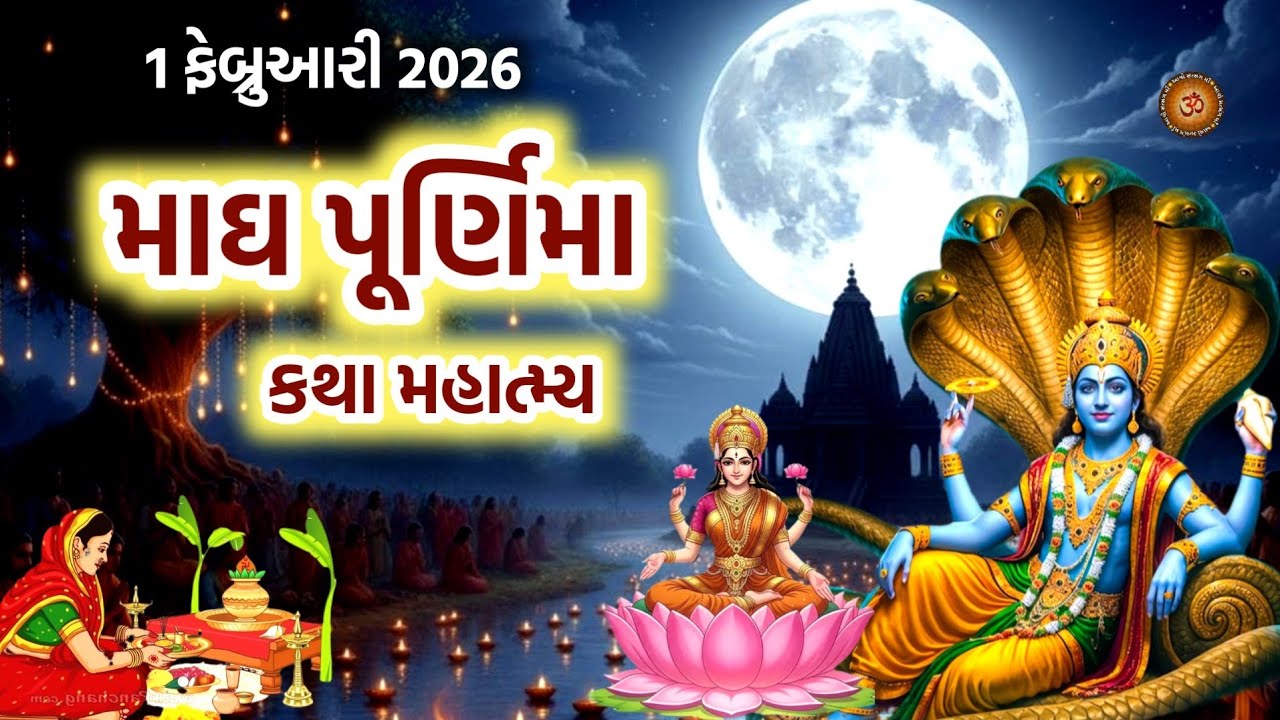 માઘ પૂર્ણિમા મહાત્મ્ય કથા | Magh Purnima Mahatmay Katha | Magh Purnima 2026 | Purnima 2026 | 