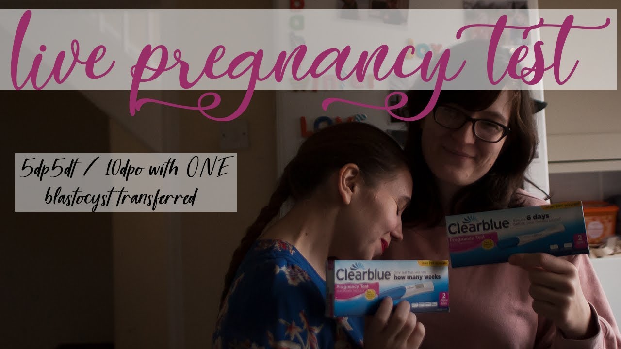 EMOTIONAL LIVE PREGNANCY TEST (little bit sweary..!)