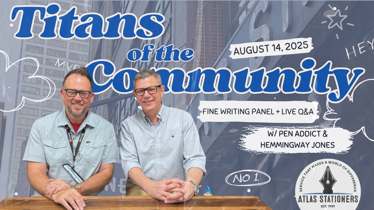 Titans of the Community: A Fine Writing Panel and Live Q&A w/ Creators: Pen Addict & Hemingway Jones