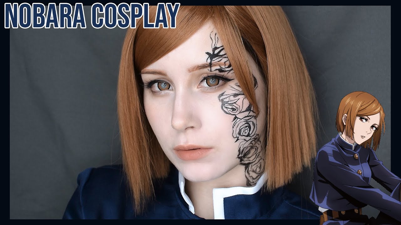 Jujutsu Kaisen Nobara Kugisaki Cosplay Makeup Tutorial