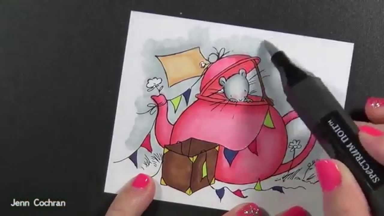 Coloring CC Time For Tea by Jenn Cochran