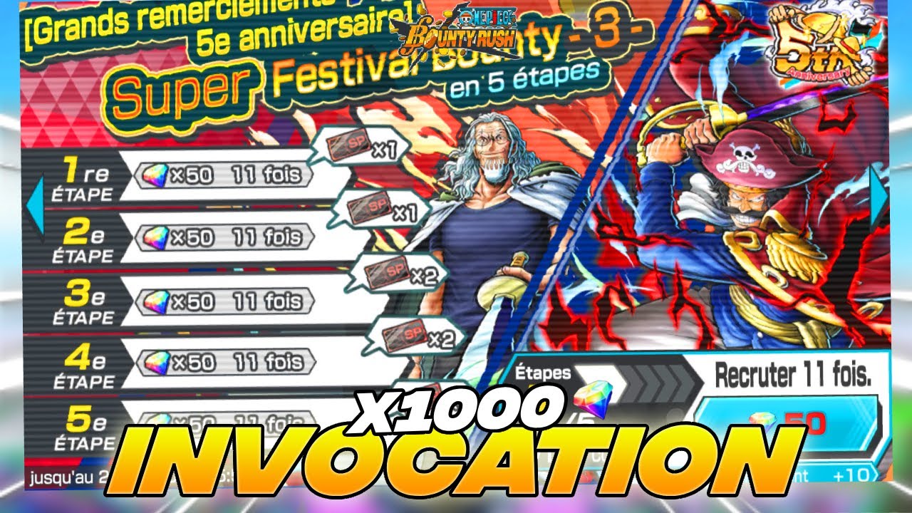 ALL-IN SUR ROGER !!! LA CHANCE EST-ELLE TOUJOURS DE MON CÔTE ?! One Piece Bounty Rush - OPBR FR