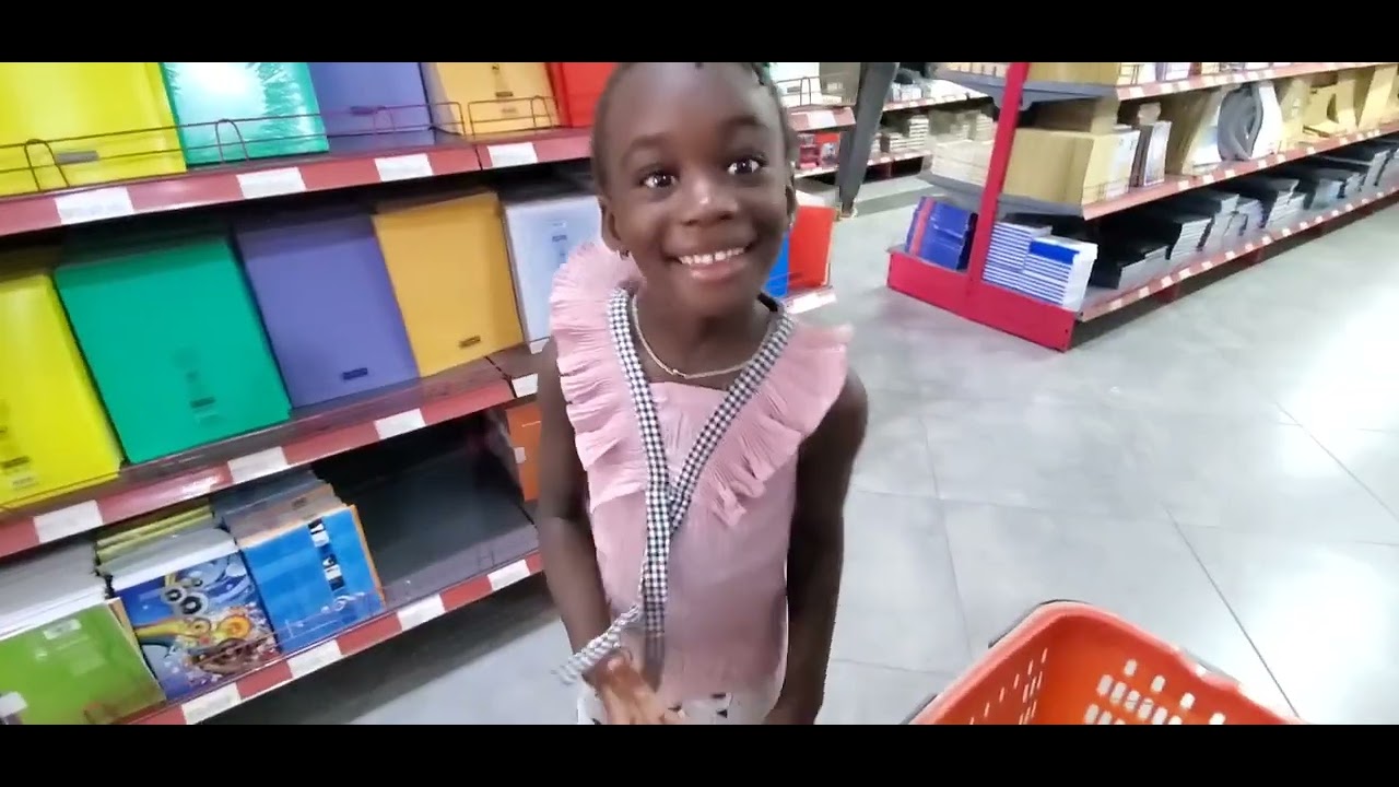 Shopping for my school supplies for kindergarten