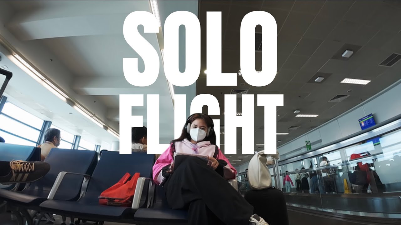 my first solo international flight