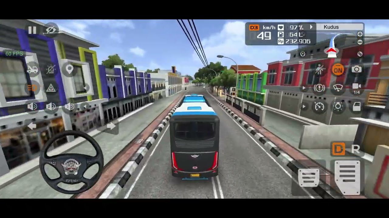 😍Bus simulator indonesia ll🤪 new bus simulator  indonesia ll euro coach bus #new #simulator #games 
