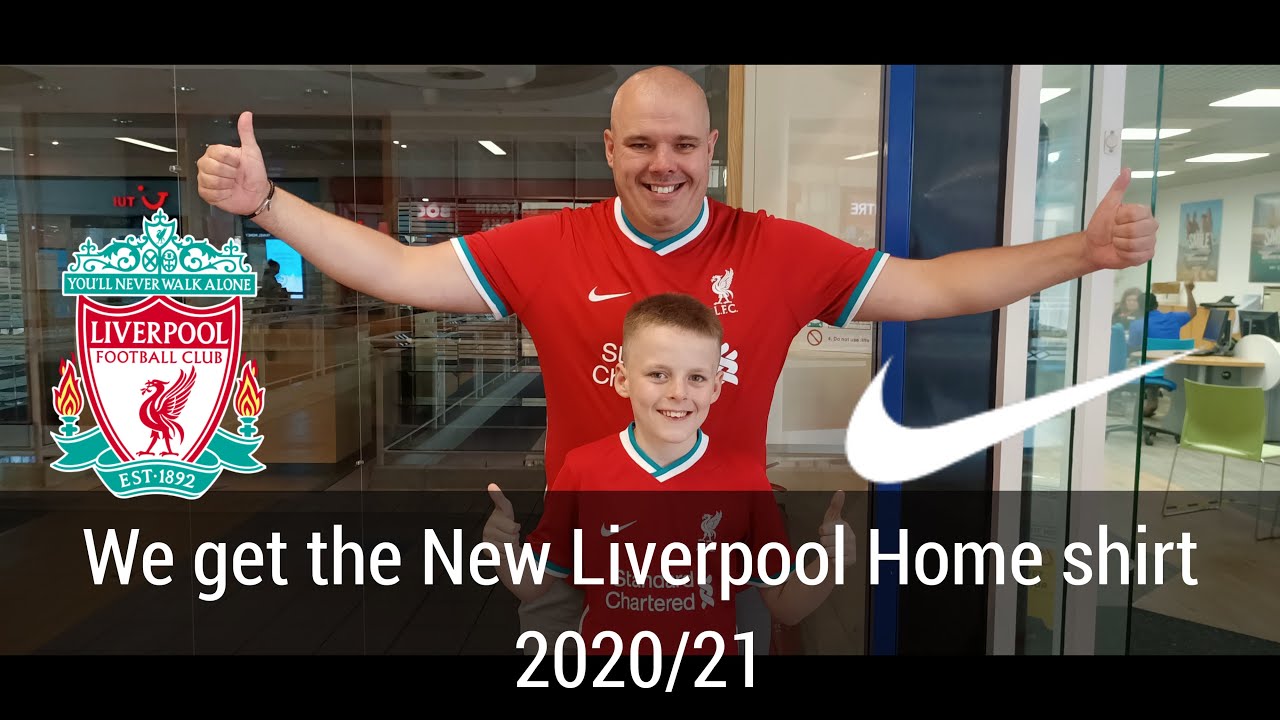 WE GET THE NEW NIKE LIVERPOOL FC HOME SHIRT 2020/21.