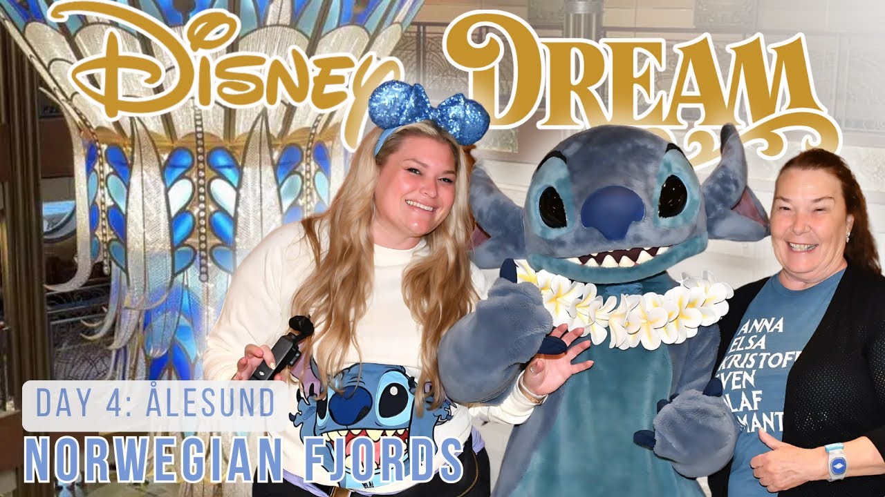 Disney Dream Cruise Vlog Day 4 ✨ Ålesund, Norway Adventures | RIB Boat, Aksla Viewpoint & Stitch! 💙