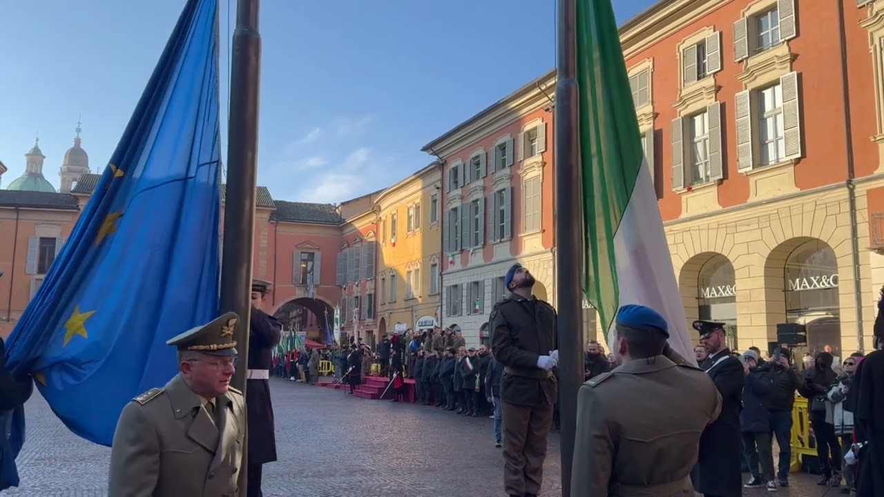 CELEBRATO A REGGIO EMILIA IL 229ESIMO ANNIVERSARIO DEL PRIMO TRICOLORE