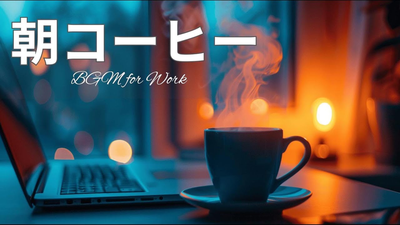 【作業用BGM】静かに着手できるカフェ空間｜作業用BGM｜静かに着手できるカフェ空気｜朝のコーヒー×Light Jazz (Study・Work)