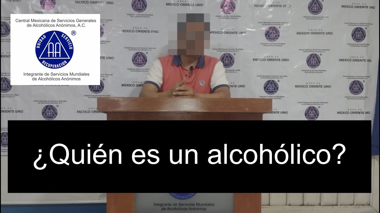 ¿Quién es un alcohólico?