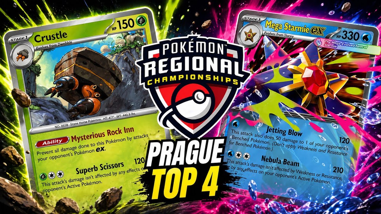 Региональный чемпионат Crustle VS Mega Starmie, Прага, Топ-4, 2026 год