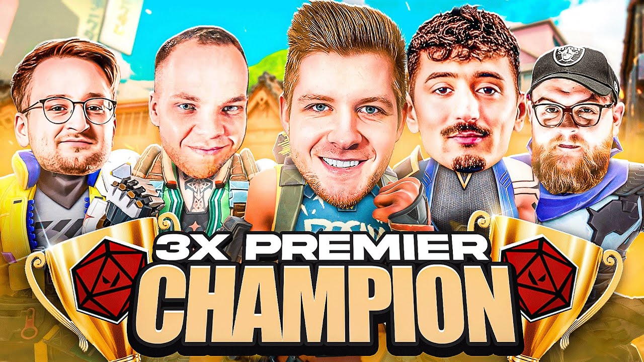 3x Premier Champion feat Kuba, rAx, luckerrr und stev0rr