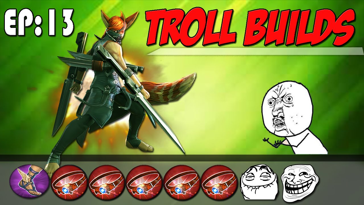 All Tyrants Monocle Taka! | Vainglory Troll Builds Ep. 13