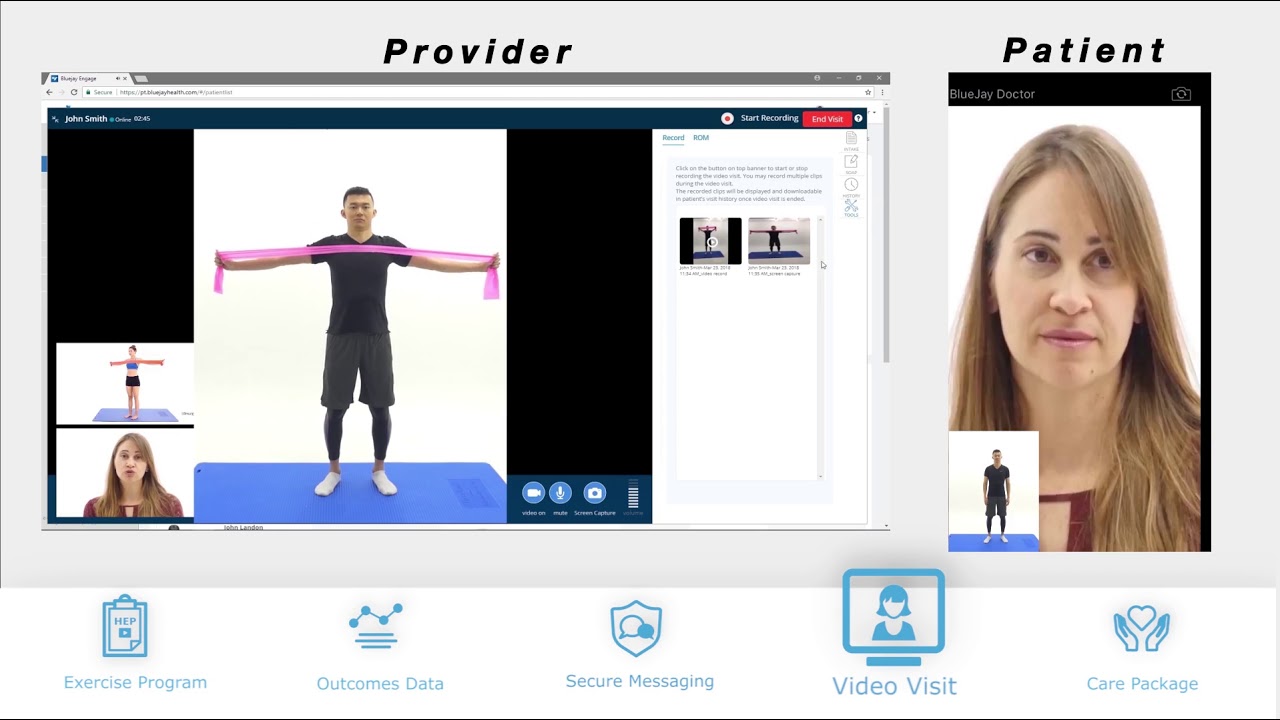 BlueJay ENGAGE Demo Telehealth