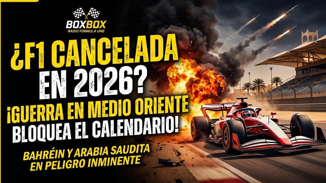 ¡LA GUERRA AMENAZA LA FÓRMULA 1! Bahréin y Arabia Saudita en PELIGRO