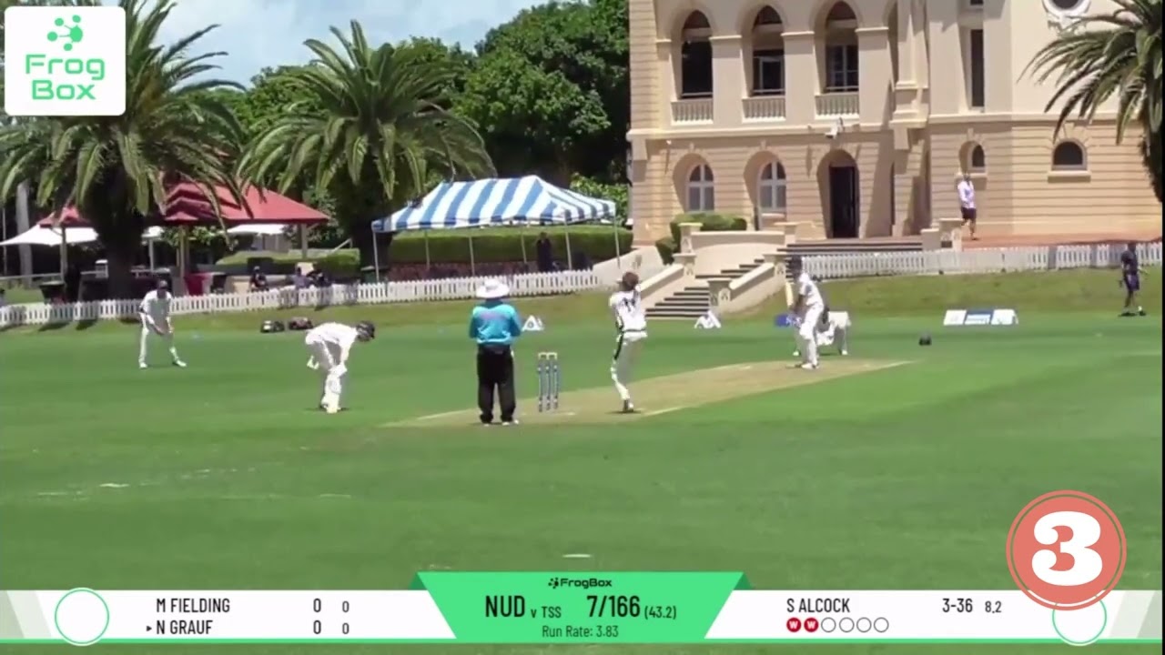 SPENCER ALCOCK Hat Trick The Southport School 1st XI Cricket vs Nudgee 29JAN22