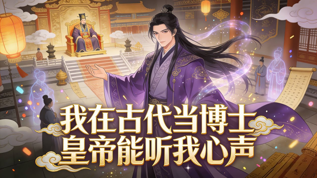 【Multi Sub】《我在古代當博士，皇帝能聽我心聲》穿越古代成博士，心裡吐槽卻被皇帝當場聽見，國力因我直接起飛#漫劇 #動態漫 #AI漫劇 #動漫 #動畫