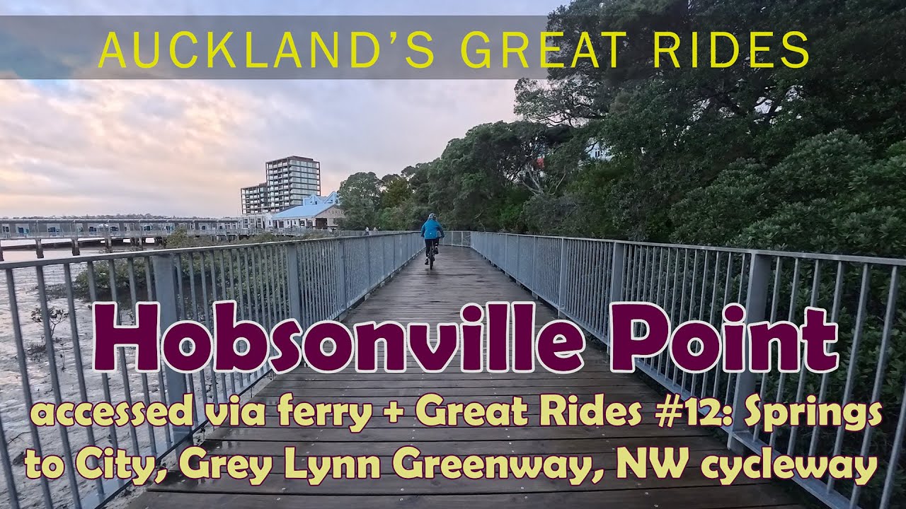 Auckland Great Rides - 07 - HobsonvillePoint - 12 - Springs2City, Grey Lynn Greenway, NW Cycleway