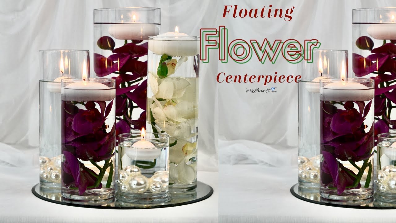 Dollar Tree  Inspired Floating Flower Wedding Centerpiece | Dollar Tree Wedding Decor |DIY Tutorial