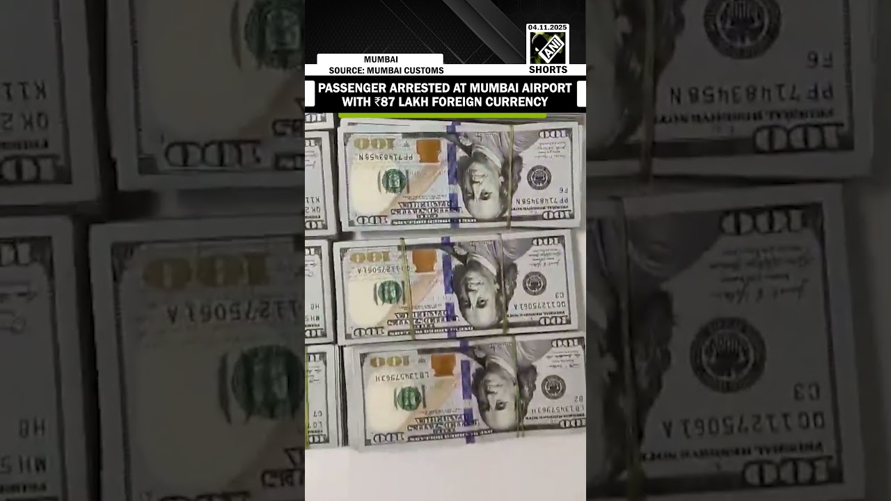 Mumbai Airport Customs seize foreign currency worth ₹87 lakh concealed in passenger&rsquo;s luggage