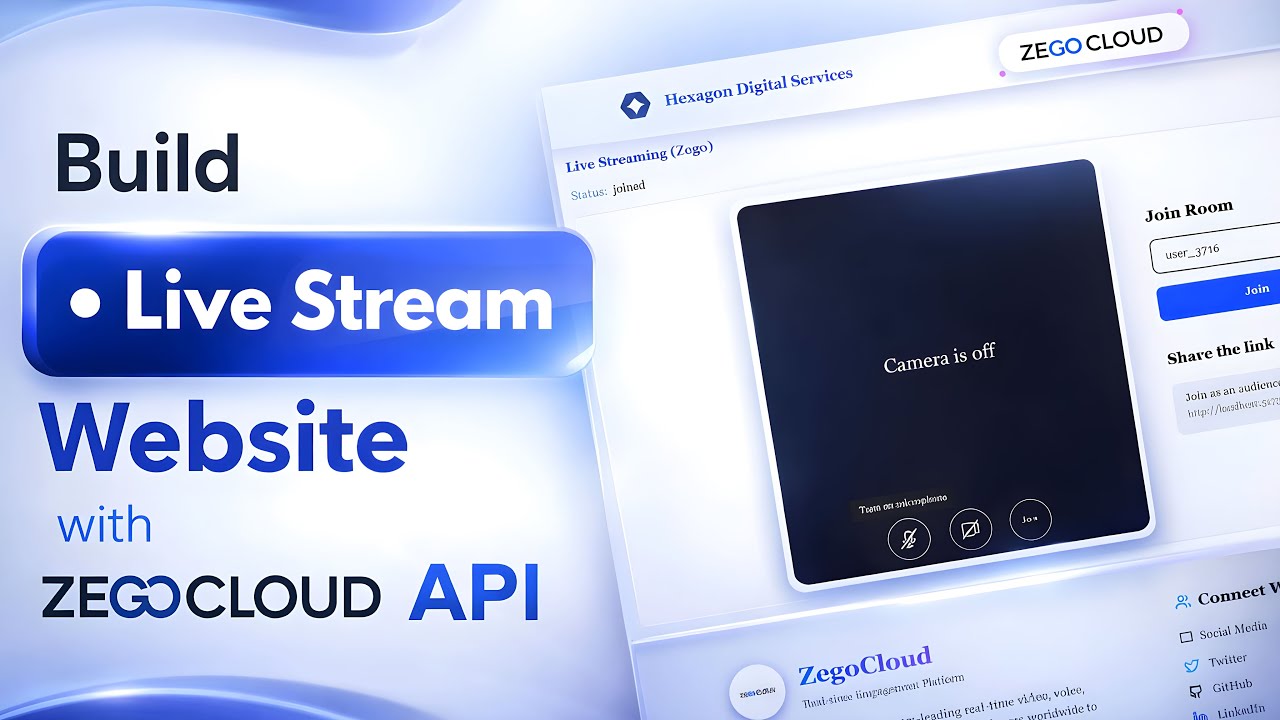 Создайте приложение для потоковой трансляции в реальном времени на React.js | ZEGOCLOUD Live Stre...