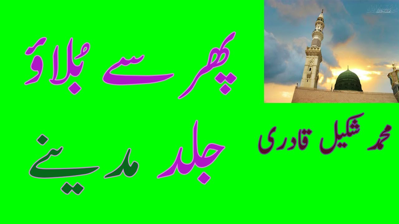 Phir se Bulao Jald Madine Main | پهر سے بلاؤ جلد مدينے | Shakeel Qadri | RARE AUDIO(1996) - HD
