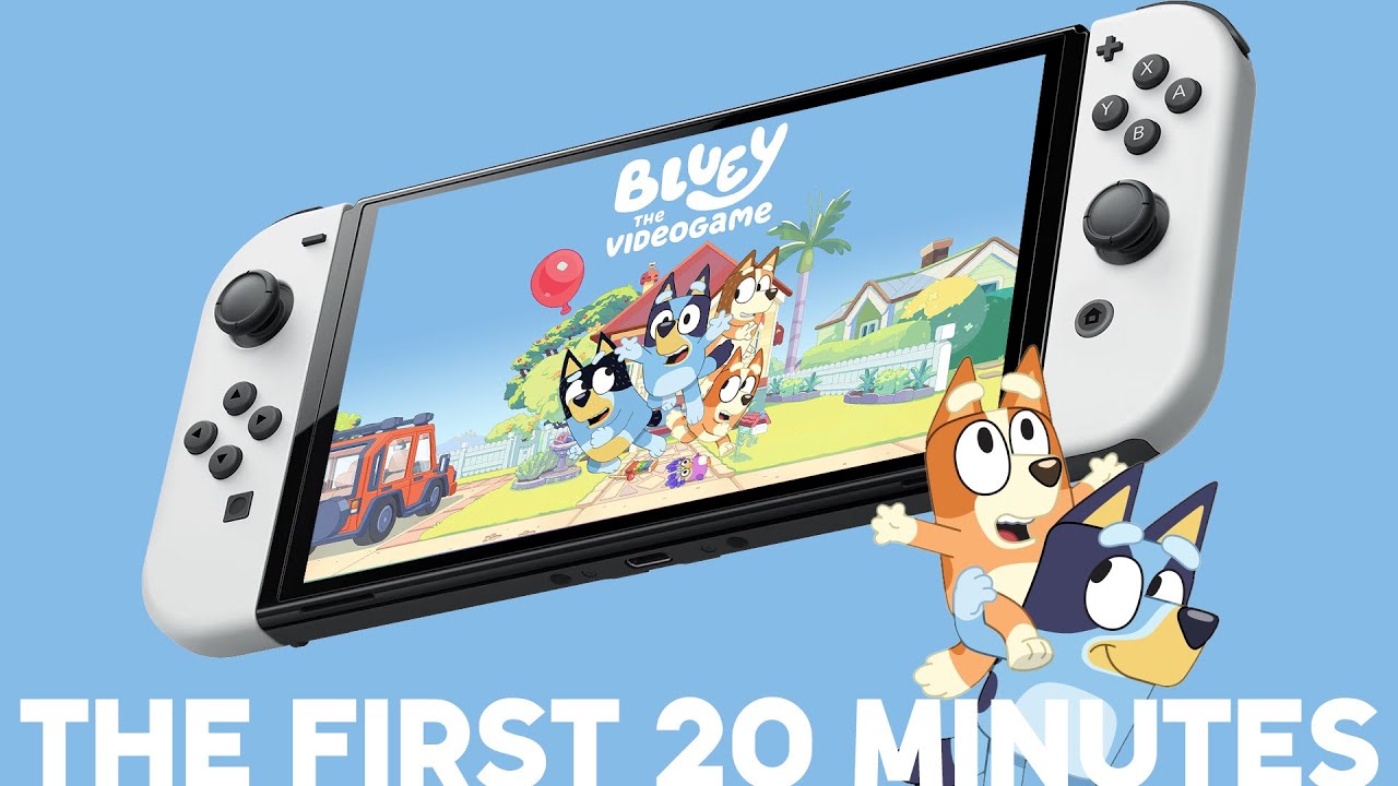 Bluey: The Videogame (First 20 minutes, First Two Episodes) - Switch Gameplay