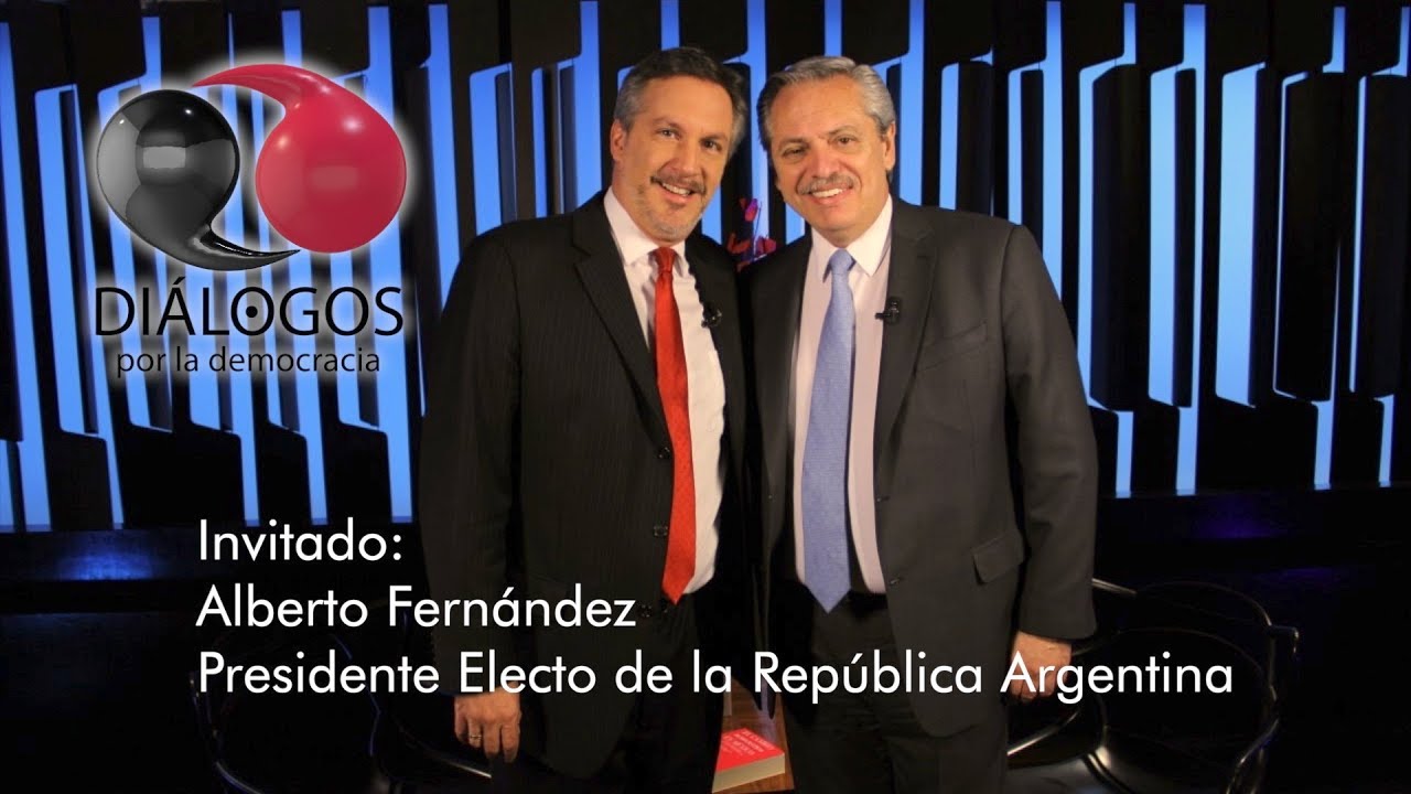 John M. Ackerman con el Presidente Electo de la República Argentina, Alberto Fernández