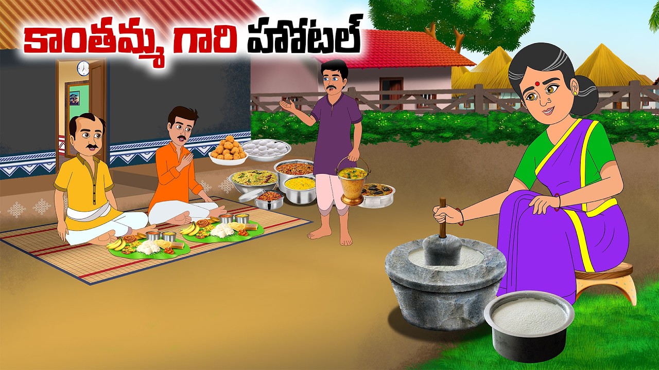 కాంతమ్మ గారి హోటల్ | Telugu moral stories | Neethi kathalu | Telugu kathalu  | PSR story time